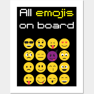 WORLD EMOJI DAY FUNNY QUOTES Posters and Art